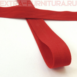Резинка окантовочная 15мм цв.148 красный, матовая арт.ROM15148 уп. 50м