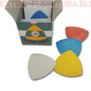 Мел портновский арт.ТВ-АТ-02#(0334-6003) треугольный, цв. ассорти, уп.10шт