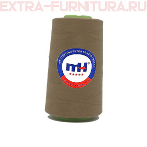 Нитки МН 40/2 п/э  5000 ярдов №395 коричневый *
