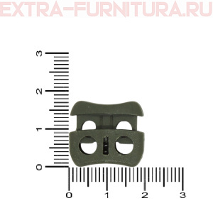 Фиксатор - овал 2 отверстия, арт.107Х, "Сова" цв.хаки (СК-253), уп.500шт, кл.А