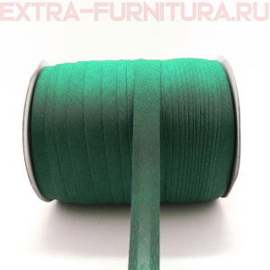Косая бейка х/б  15мм 132м цв.101 зеленый