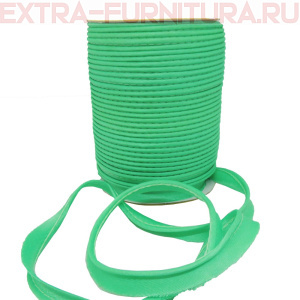 Кант атласный 12 мм, 72 ярда, цв. 241 зеленый А