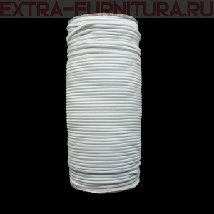 Резинка шляпная 2мм цв. белый (уп.100м)  Резинка шляпная 2мм цв. белый (уп.100м)