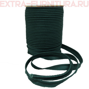 Кант атласный 12 мм, 72 ярда, цв. 272 зеленый темный А