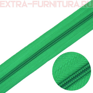 Молния рулонная спираль тип Т3, цв.241 салатовый, пл.8,3 гр/м