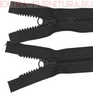 Молния Трактор Т5 2 замка 110см, цв. 322 черный, LOGO