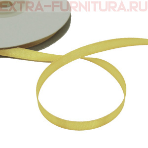 Лента атласная  6 мм  цв.194 темно-бежевый рул. 27,42м