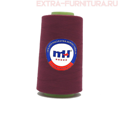 Нитки МН 40/2 п/э  5000 ярдов №125 бордо