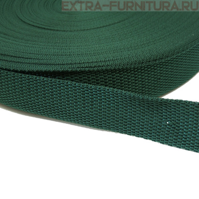 Стропа шир.30мм, цв.310 темно-зеленый, уп.50м, пл. 11,7 гр/м