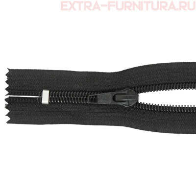 Молния спираль обувная Т7, дл.18 см, цв.322 черный