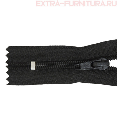 Молния Спираль неразъёмная Т5, дл.14 см, цв. 322 черный