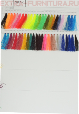 Карта цветов Euron №3 P,V нитки вышивальные