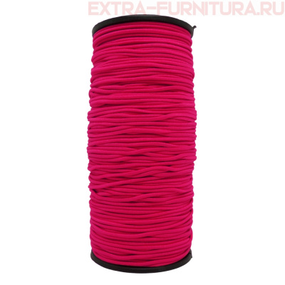  Резинка шляпная 2мм цв.145 фуксия  (уп.100м)