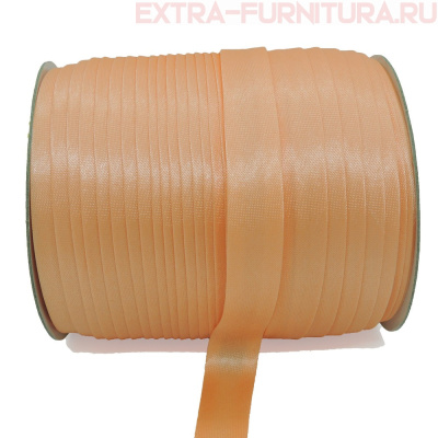 Косая бейка 15мм 132м цв.150 персик А