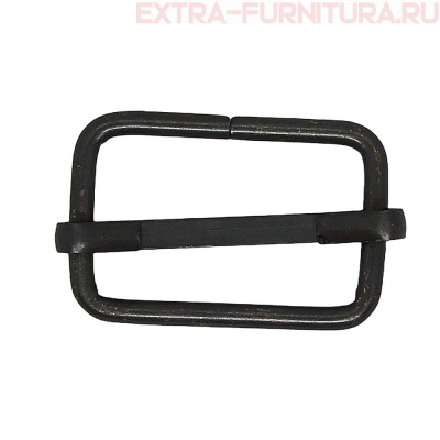 Пряжка регулировочная металл 25мм (25*16), цв. черный оксид, уп.500шт*