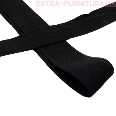 Резинка окантовочная 20мм цв. черный, матовая ROM.20322 уп. 1000м
