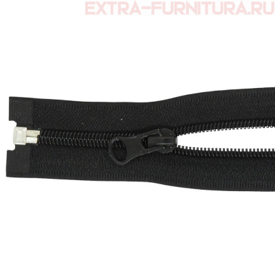 Молния Спираль неразъёмная дл. 45см, Т5, цв.322 черный LOGO К