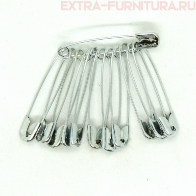 Булавки английские №1 32мм цв.никель (уп.864шт)