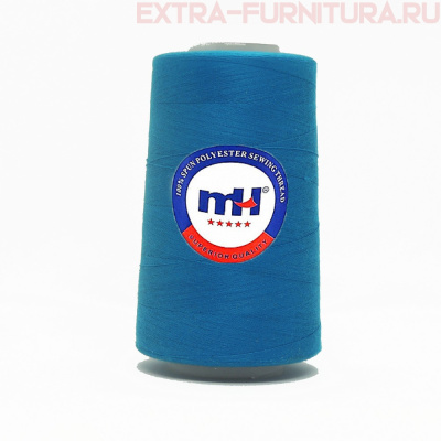 Нитки МН 40/2 п/э  5000 ярдов №539 ярко голубой *