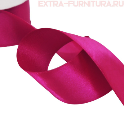 Лента атласная 50 мм цв.086 темно-сиреневый рул.27,42м
