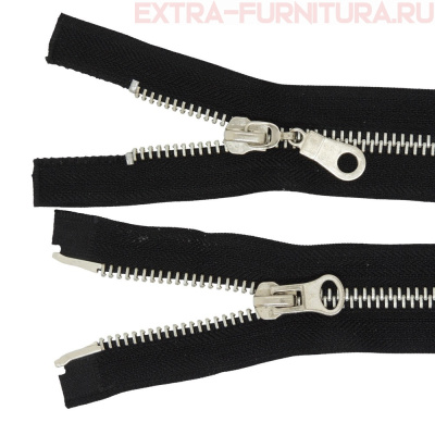 Молния металл Т5 2 замка, 75 см, никель