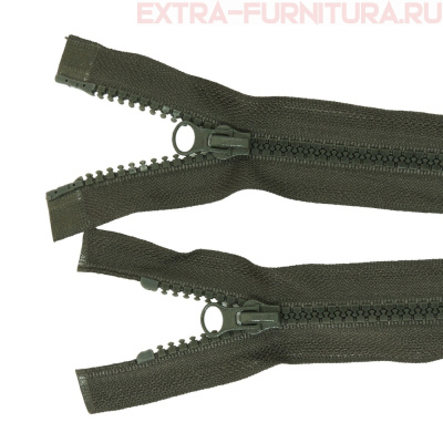 Молния Трактор Т5 2 замка 80см, цв.328 хаки темный, LOGO