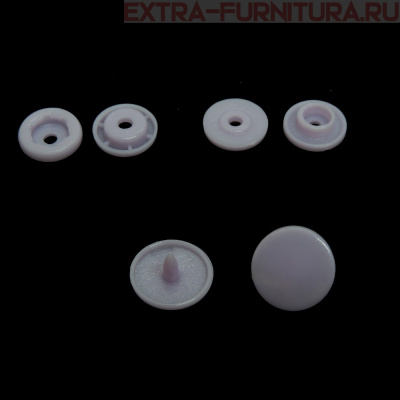 Кнопка NEWSTAR пластиковая 12,5мм, цв.165 лавандовый (уп.1000шт.)